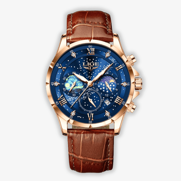 Elegant Moonphase Klocka