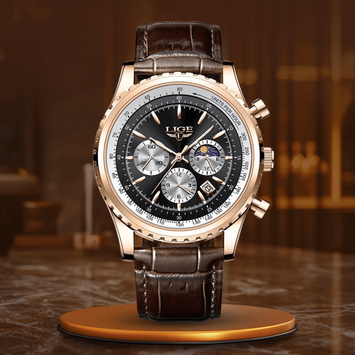 Elegant Kvartsur med flera funktioner