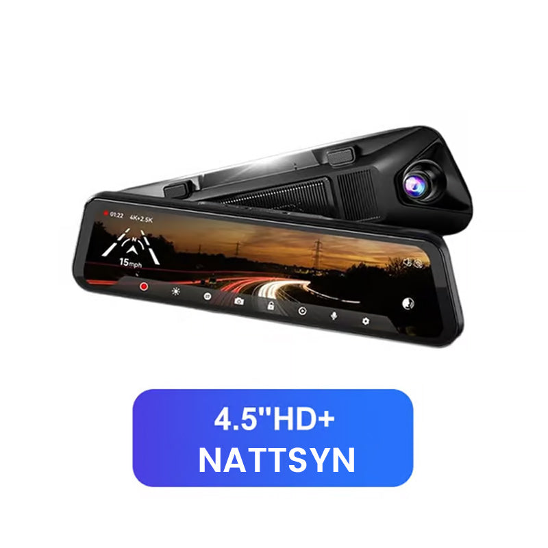 10" HD multinfonktionell bilinspelare med dubbla linser, pekskärm och kristallklar bildkvalitet, perfekt för bilen.