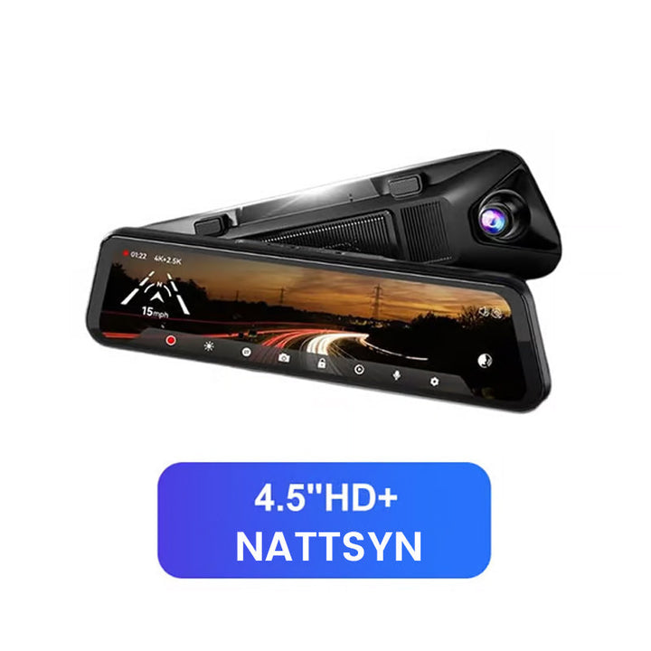 10" HD multinfonktionell bilinspelare med dubbla linser, pekskärm och kristallklar bildkvalitet, perfekt för bilen.