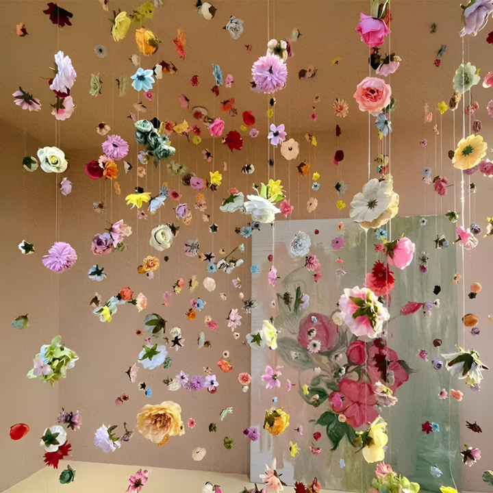 Dekorativa konstgjorda blomstersnören för heminredning, födelsedagsfest & jubileum. Perfekt bohemisk prydnad.
