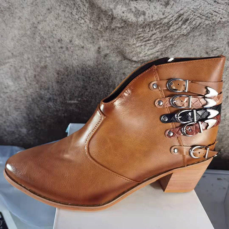 Boho Stövlar Med Klack