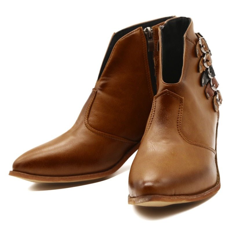 Boho Stövlar Med Klack