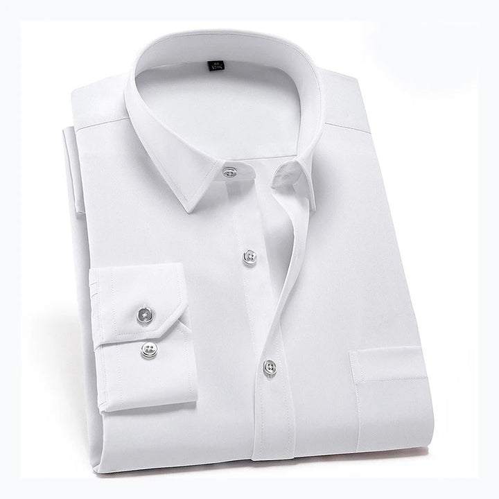 Herrskjorta Rynkfri Stretchkomfort i Modern Passform