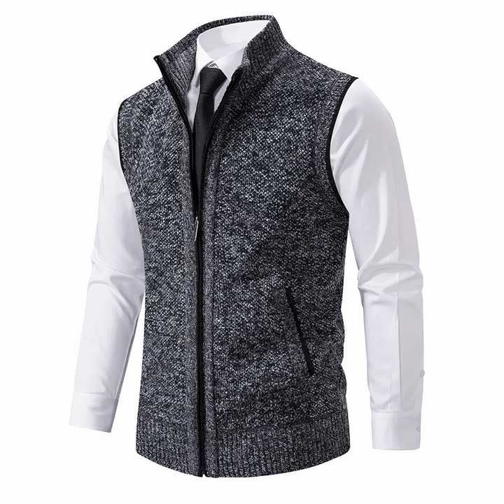 Klassisk stickad cardigan för herrar – Stil & komfort
