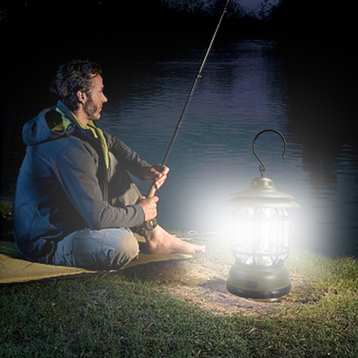 Bärbar Retro Campinglampa
