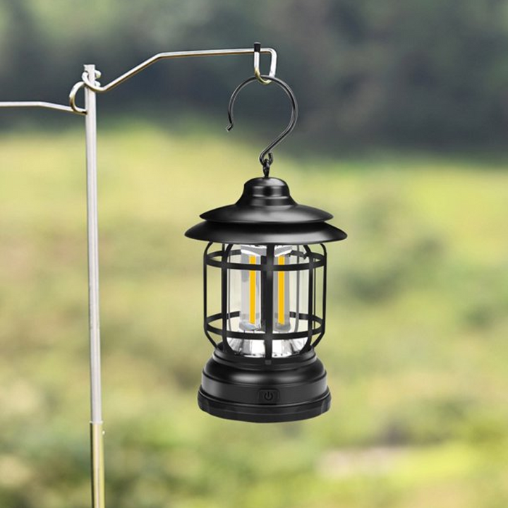Bärbar Retro Campinglampa