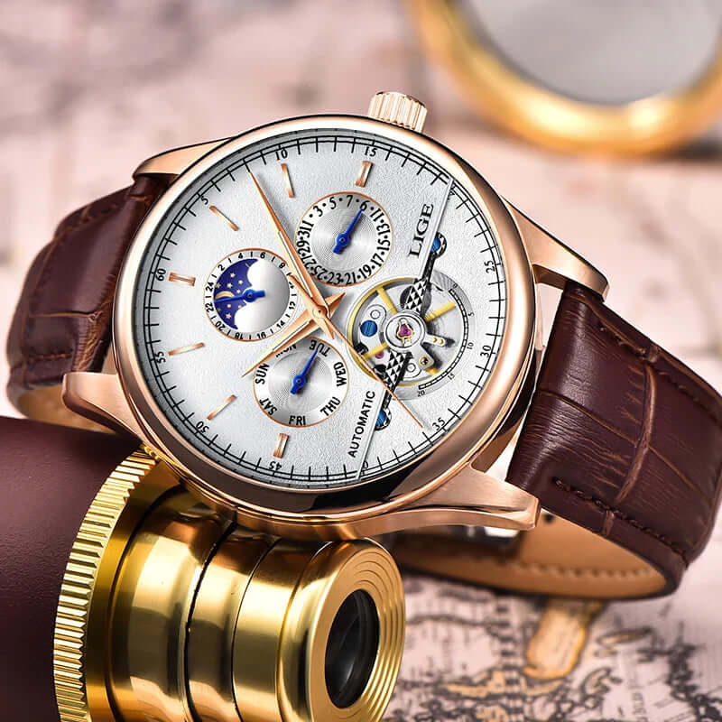 Automatisk Mekanisk Tourbillonklocka