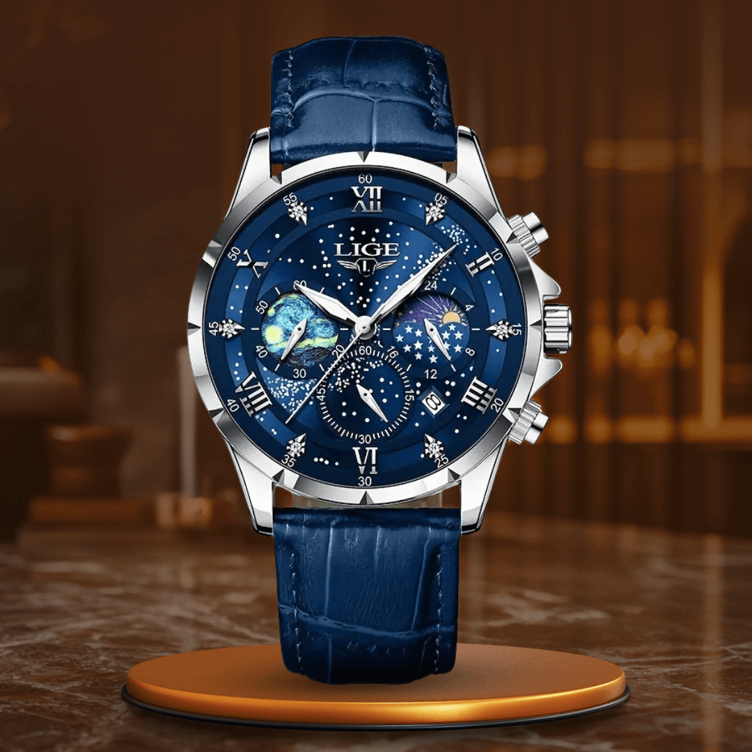 Elegant Moonphase Klocka