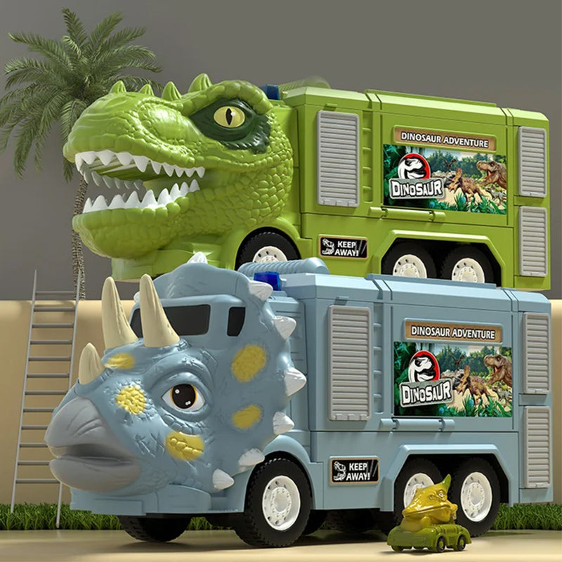 Förvandlingsbara Dinosauriebilar