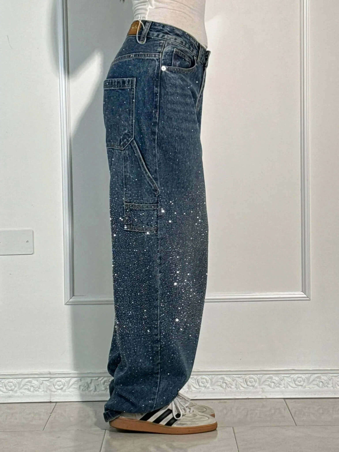 Dam Ballongjeans: Glansiga & Trendiga