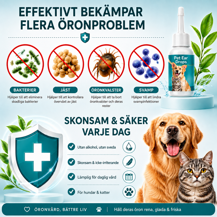 Naturlig Öronrengöring för Katter – Skonsam & Effektiv Vård