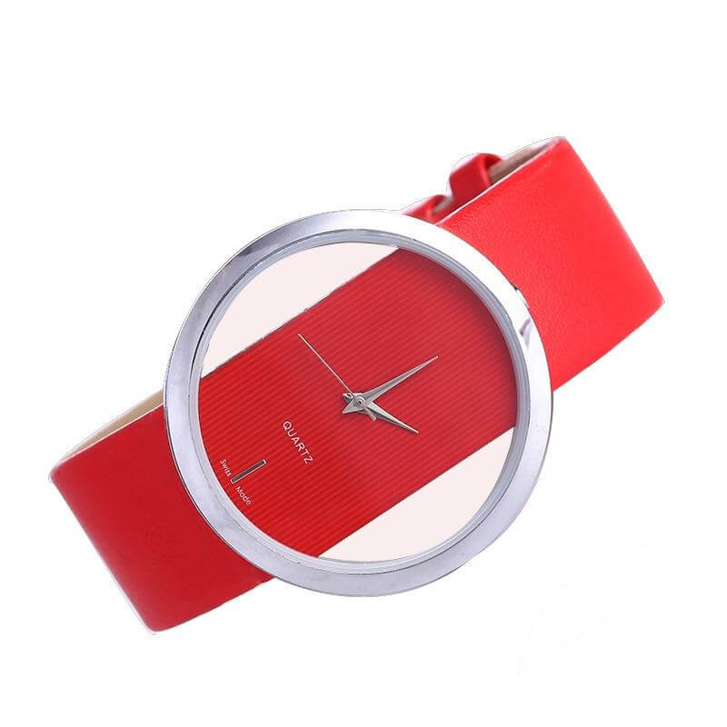 Elegant Transparent Kvartsur