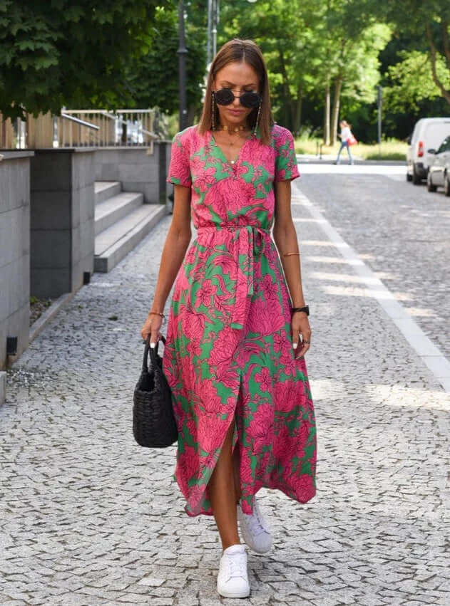 Luftig sommarklänning för kvinnor – Bekväm och elegant