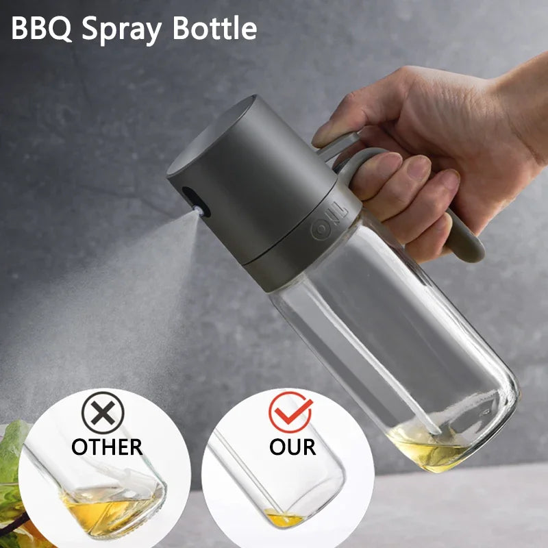 Kökssprayflaska i borosilikatglas, 250ml. Idealisk för oljespray vid grillning & luftfritös.
