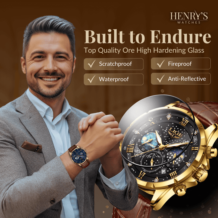Elegant Moonphase Klocka