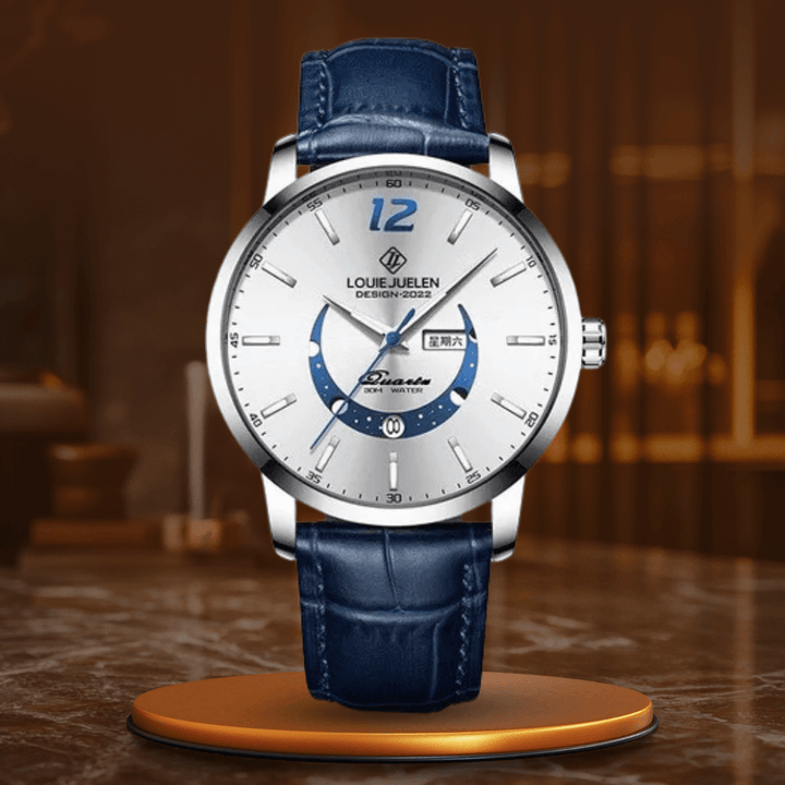 Elegant Luminous Moonphase Klocka
