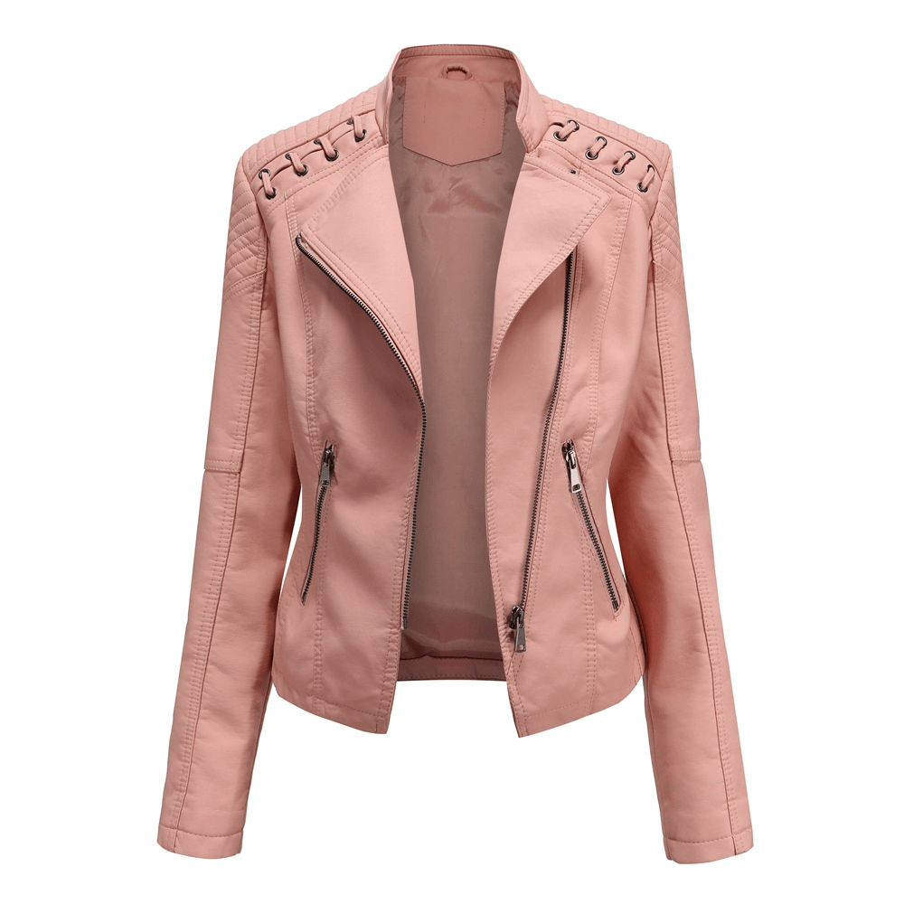 Elegant & Tidlös Skinnjacka för Damer – Stil & Komfort
