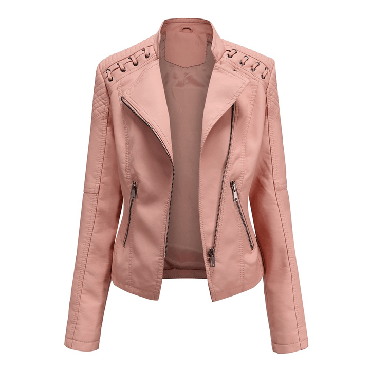 Elegant & Tidlös Skinnjacka för Damer – Stil & Komfort