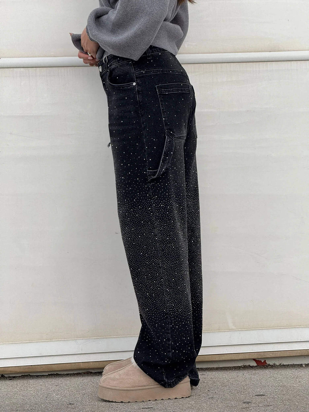 Dam Ballongjeans: Glansiga & Trendiga