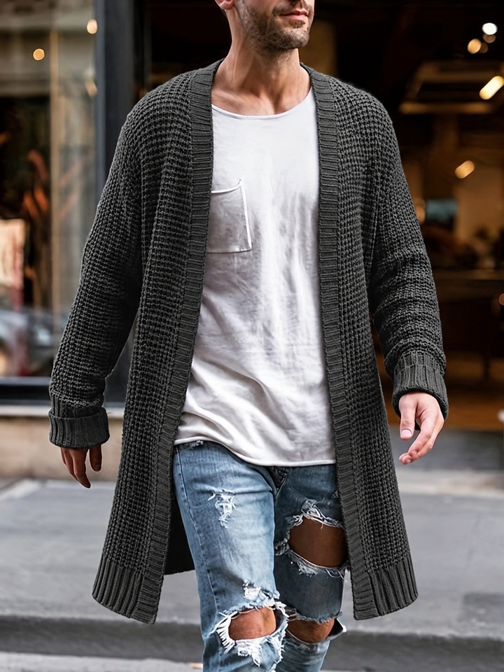 Herr Cardigan Jacka Minimalistisk Design