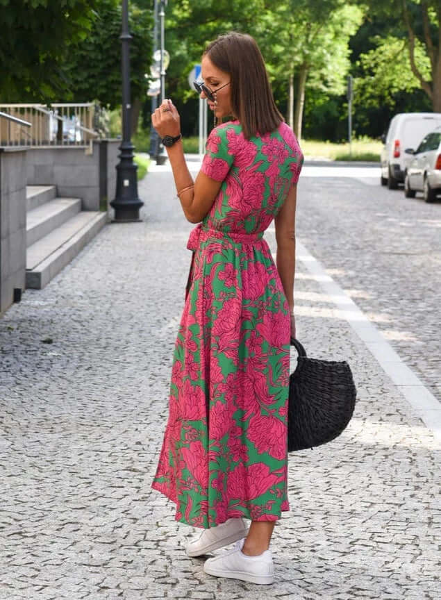 Luftig sommarklänning för kvinnor – Bekväm och elegant