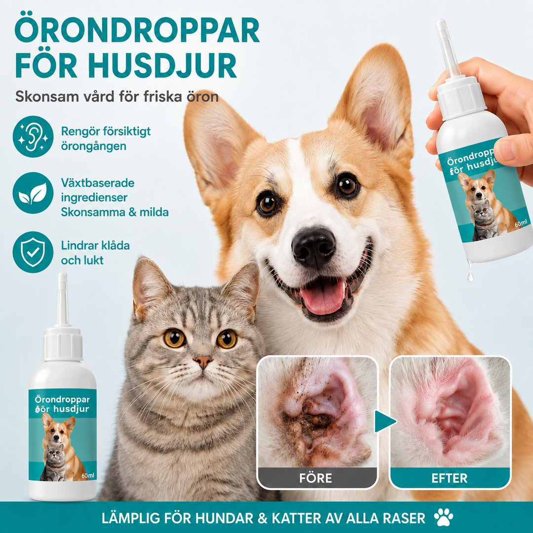 Naturlig Öronrengöring för Katter – Skonsam & Effektiv Vård