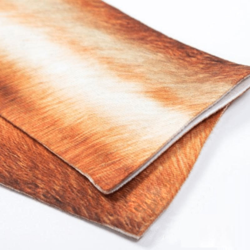 "3D djurtasssockor i mjukt polyester med roliga mönster, visar en elastisk och varm design för alla storlekar."