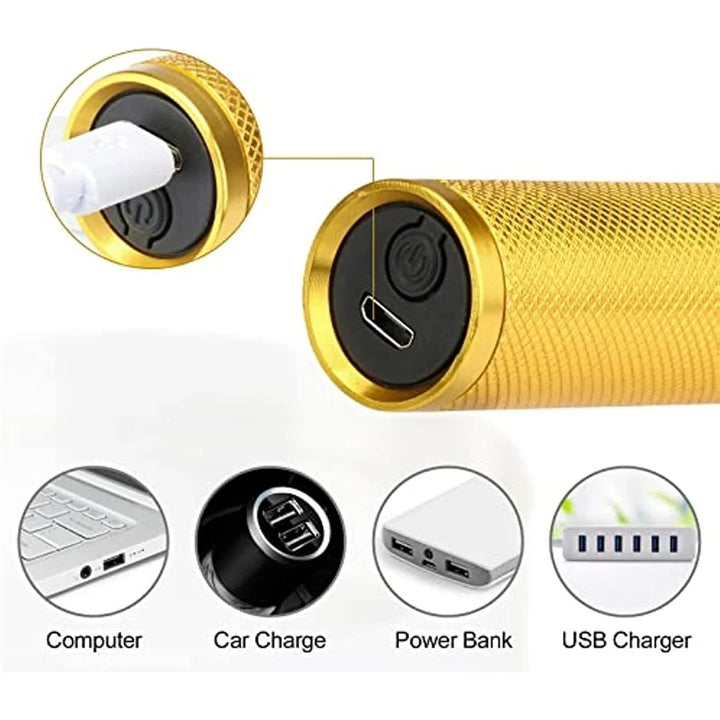 Herr Trådlös Hårtrimmer med Bärbart USB-Laddningsbart System