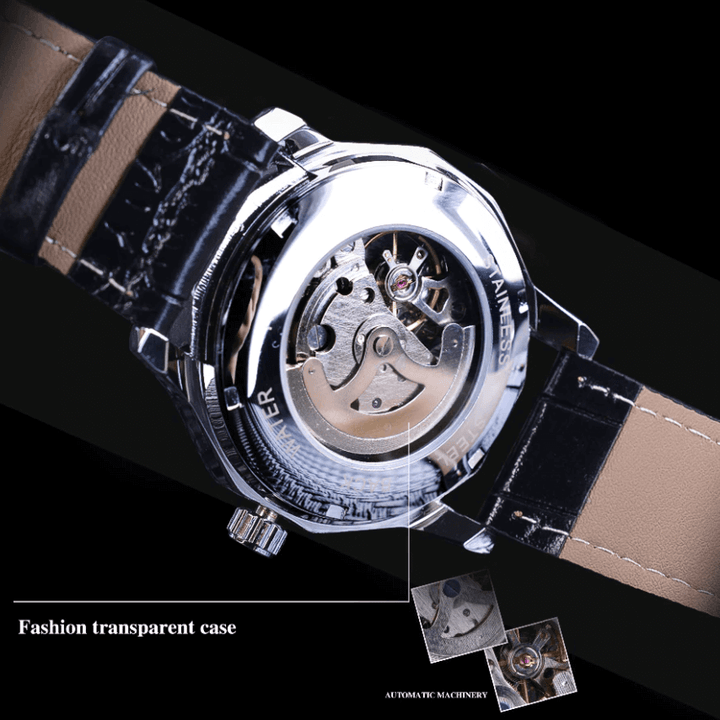 Elegant Skeleton Automatisk Klocka