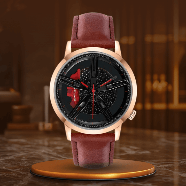 Rotating Hub Dial Quartz