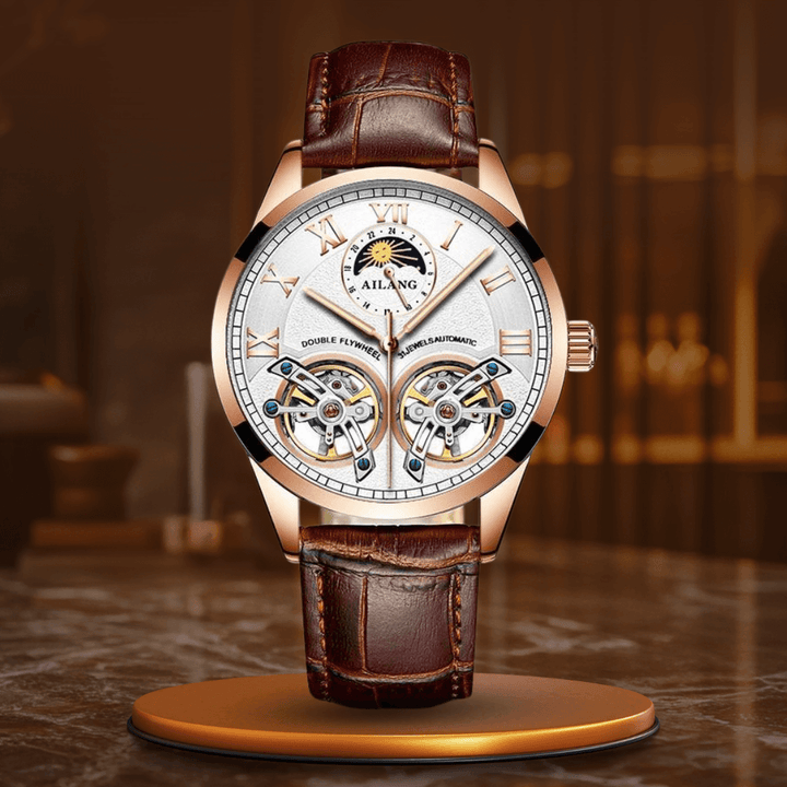 Elegant Automatisk Tourbillon Klocka