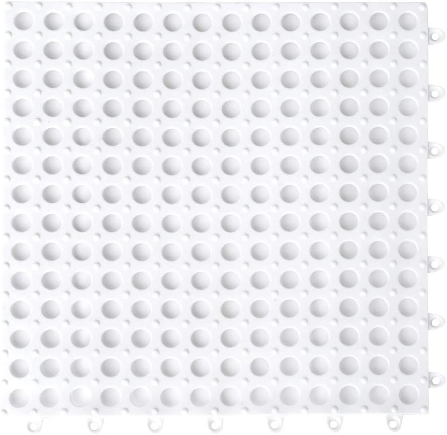 Halkskyddsmatta för badrum i PVC (4-pack, färgglad)