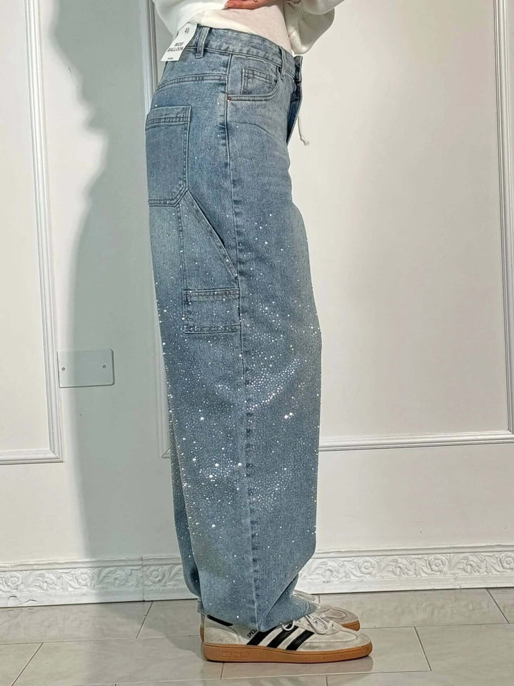 Dam Ballongjeans: Glansiga & Trendiga