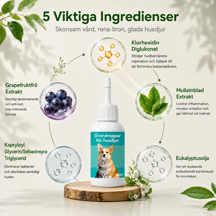 Naturlig Öronrengöring för Katter – Skonsam & Effektiv Vård