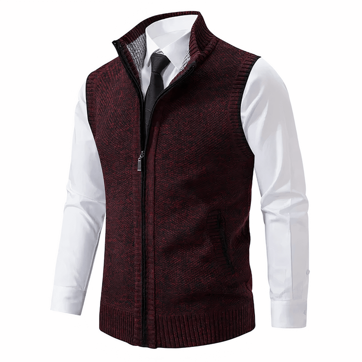 Klassisk stickad cardigan för herrar – Stil & komfort