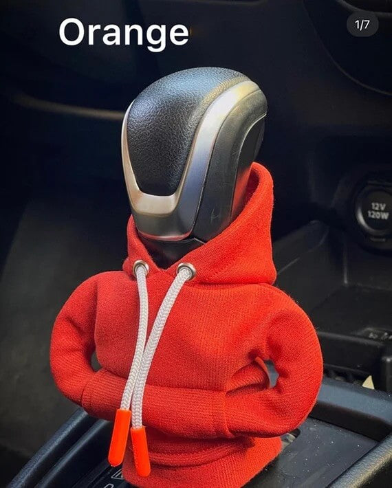 Hoodie bil växelspakskåpa