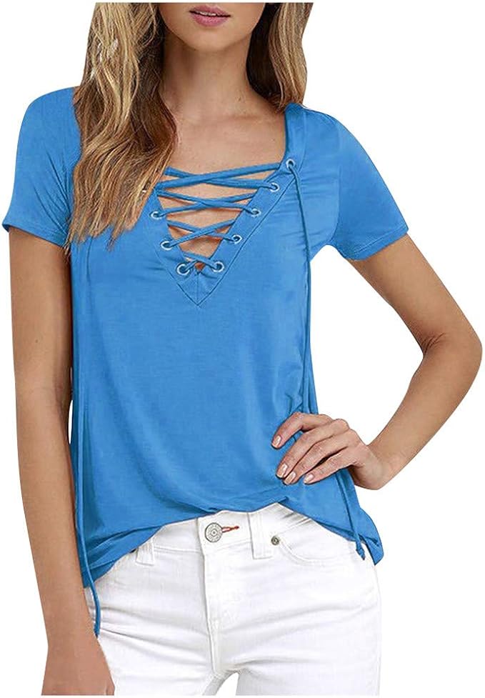 Dam Trendig T-shirt Mjuk