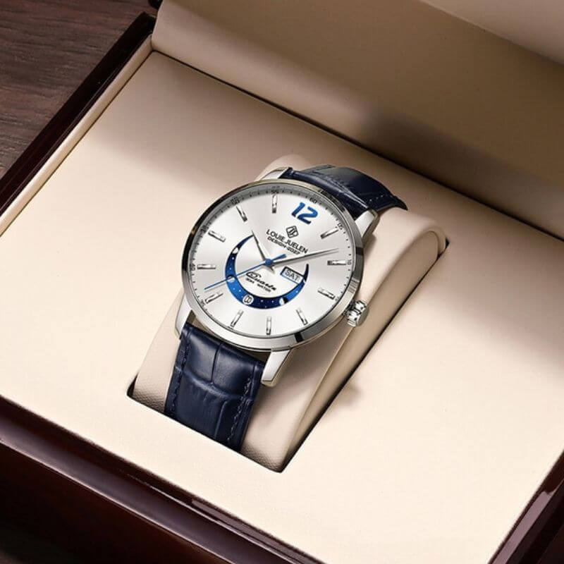 Elegant Luminous Moonphase Klocka