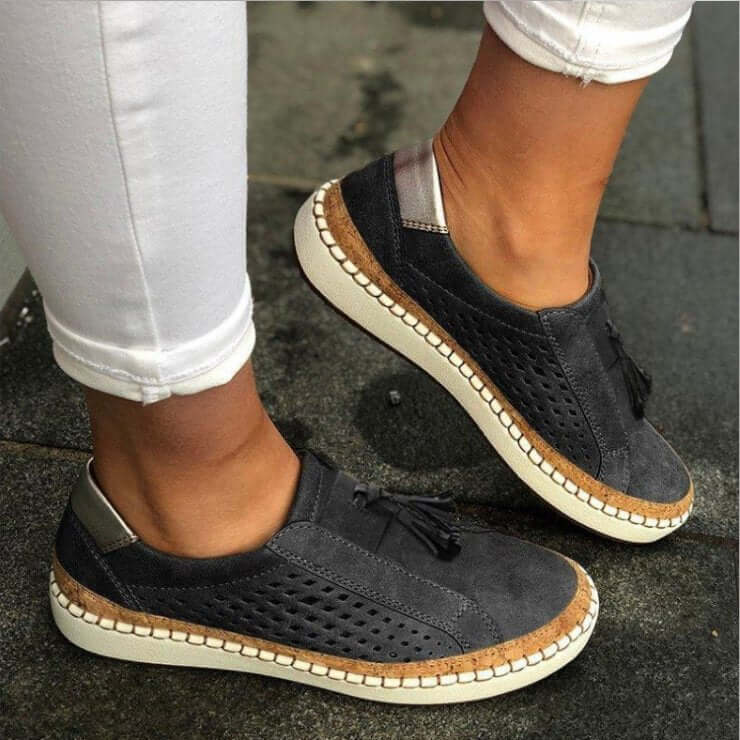 Ortopediska slip-ons för kvinnor – andningsbara & bekväma