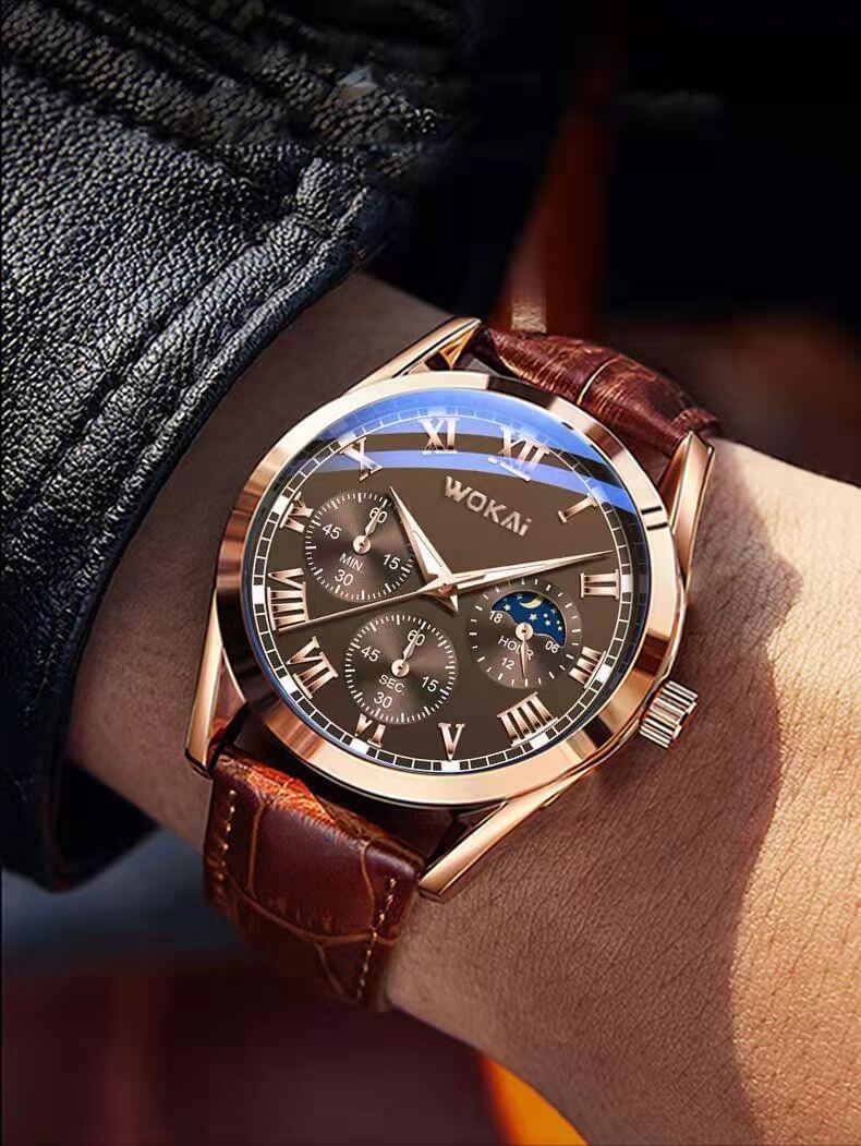 Elegant Rose Gold Quartz Watch