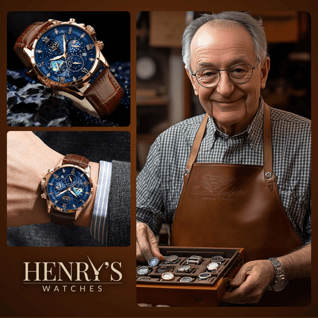 Elegant Moonphase Klocka
