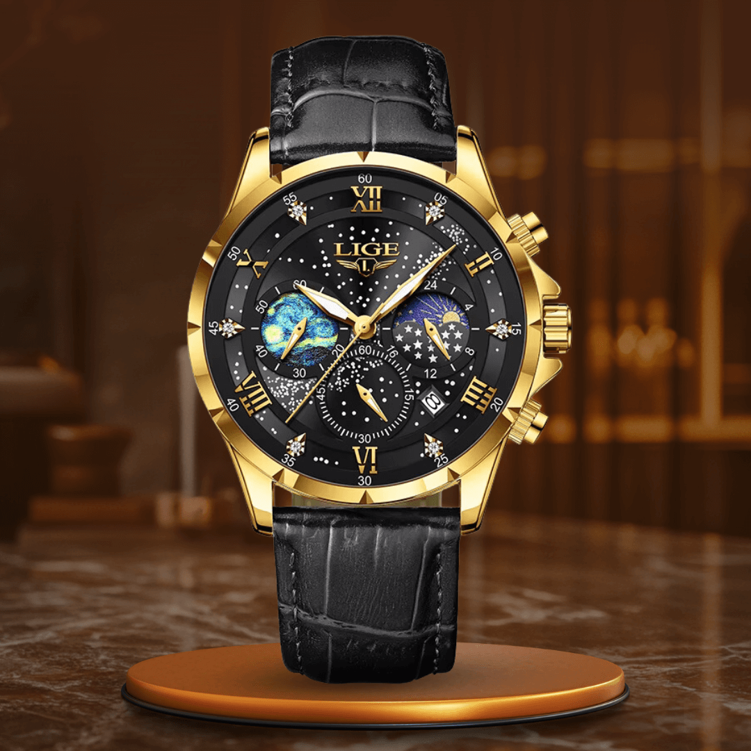 Elegant Moonphase Klocka