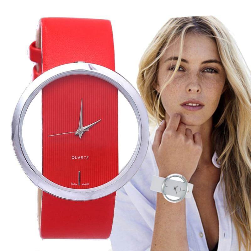 Elegant Transparent Kvartsur