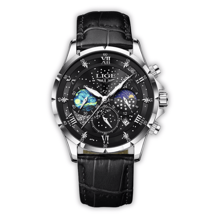 Elegant Moonphase Klocka
