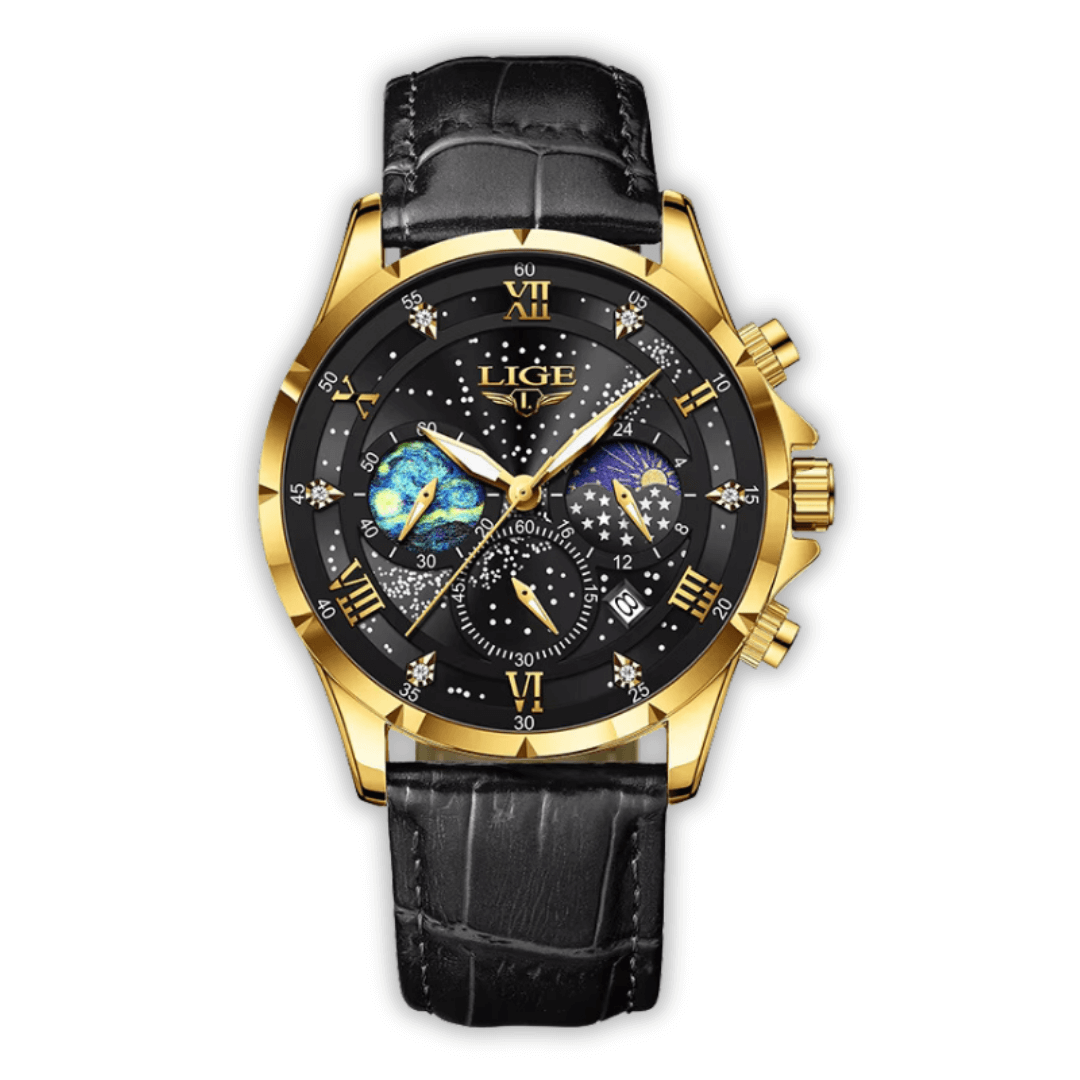 Elegant Moonphase Klocka