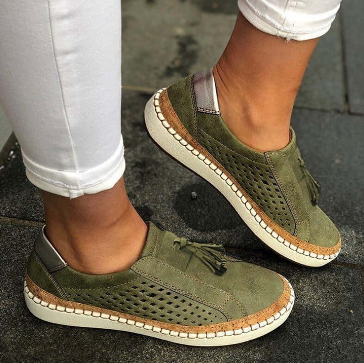 Ortopediska slip-ons för kvinnor – andningsbara & bekväma