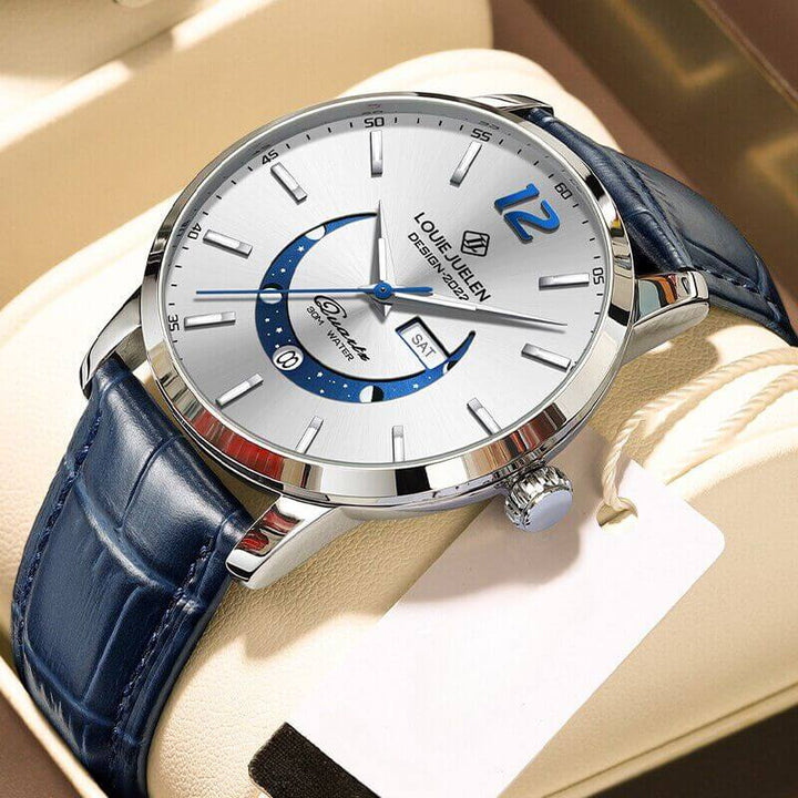 Elegant Luminous Moonphase Klocka