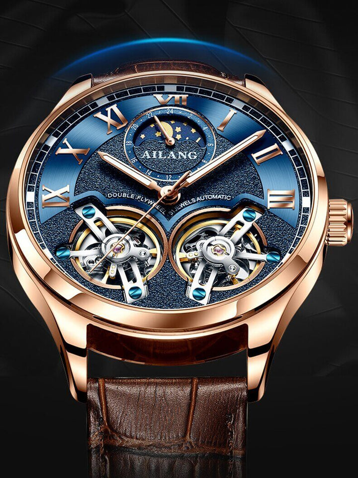 Elegant Automatisk Tourbillon Klocka
