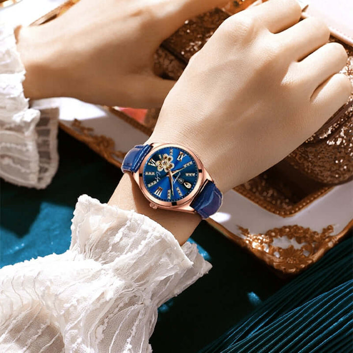 Elegant Moon Phase Bracelet Watch